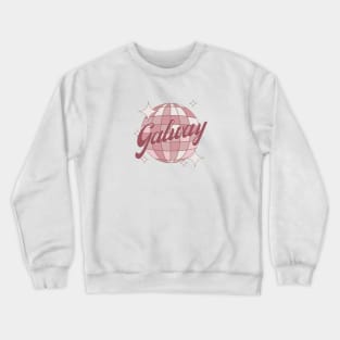 Galway Ireland Retro Vintage Dance Party Crewneck Sweatshirt